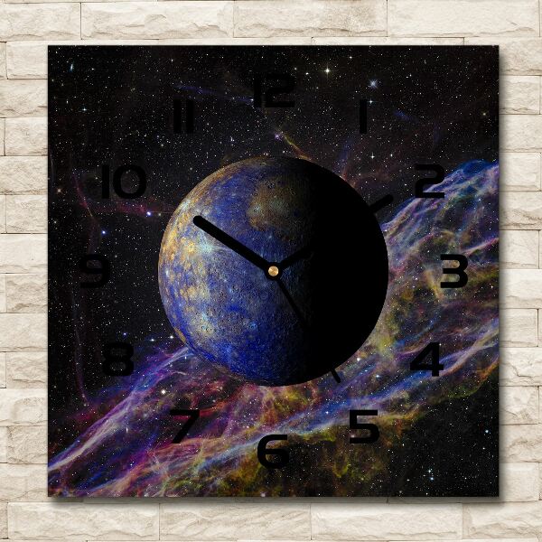 Orologio da parete quadrato modello Mercurio