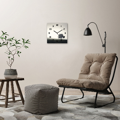 Orologio da parete quadrato con motivo 