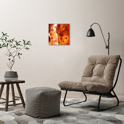 Orologio quadrato in vetro modello Canyon