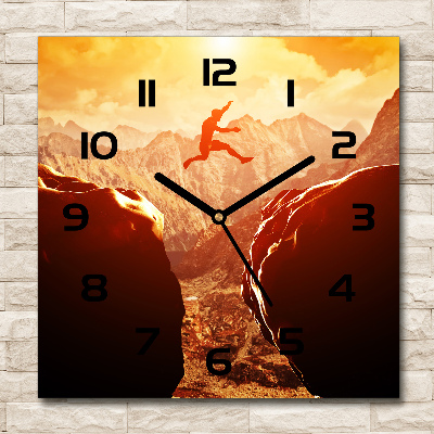 Orologio da parete quadrato con il motivo 