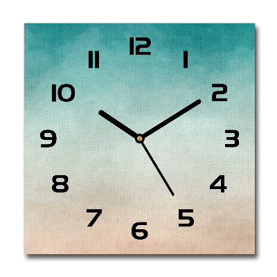 Orologio da parete quadrato con motivo astratto sul quadrante