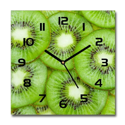 Orologio quadrato con motivo kiwi