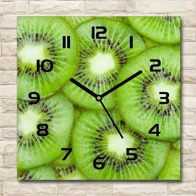 Orologio quadrato con motivo kiwi