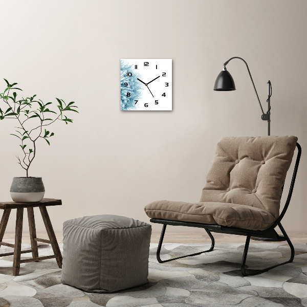 Orologio quadrato con motivo di soffione