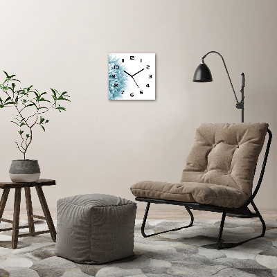 Orologio quadrato con motivo di soffione