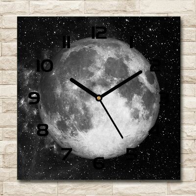 Orologio quadrato con quadrante Moonlight e cinturino Luna