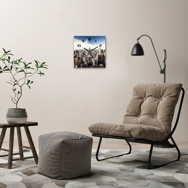 Orologio da parete quadrato stile New York