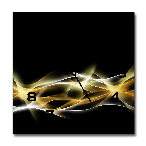 Orologio quadrato con motivo 