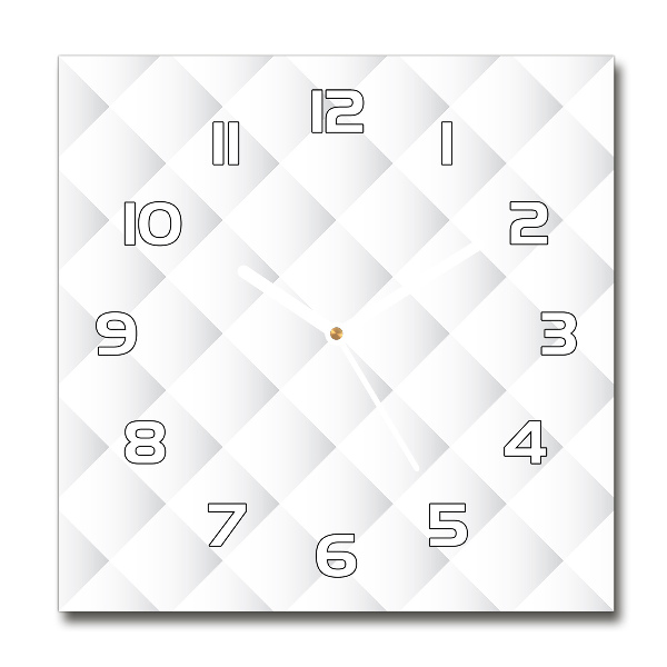 Orologio quadrato con motivo delle piazze