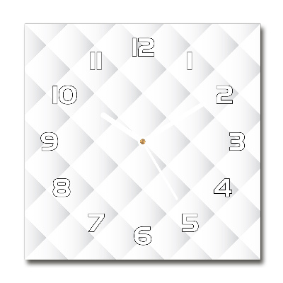 Orologio quadrato con motivo delle piazze