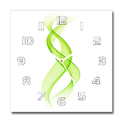 Orologio quadrato in vetro con motivo 