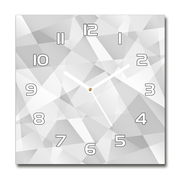 Orologio quadrato con sfondo astratto