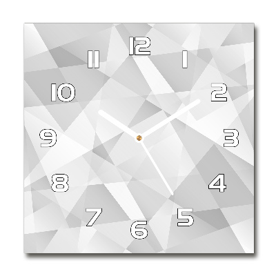Orologio quadrato con sfondo astratto