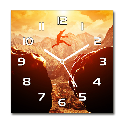 Orologio da parete quadrato con motivo 