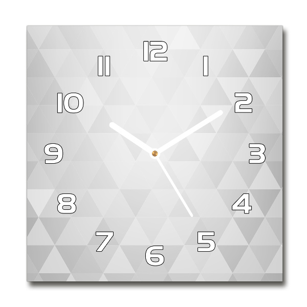 Orologio quadrato con quadrante dallo sfondo astratto