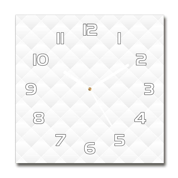 Orologio quadrato con sfondo astratto