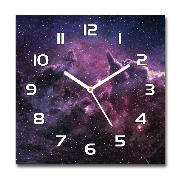 Orologio quadrato con motivo Nebulosa