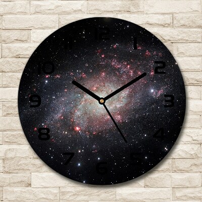 Orologio da parete rotondo con motivo Nebulosa