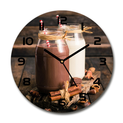 Orologio da parete rotondo con motivo 