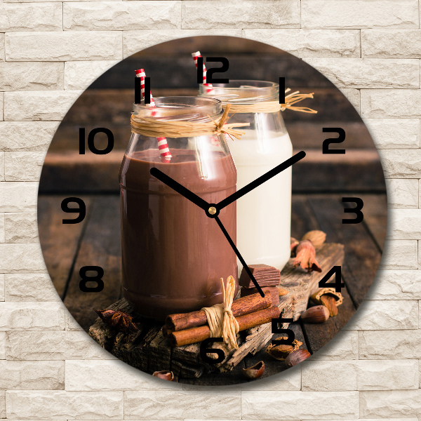 Orologio da parete rotondo con motivo 