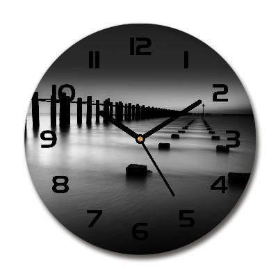 Orologio da parete rotondo con motivo Frangiflutti del Tamigi