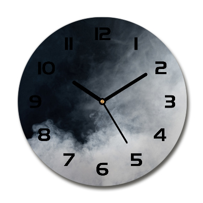 Orologio rotondo con quadrante color fumo chiaro