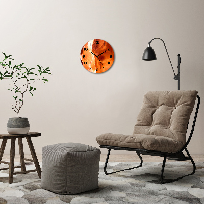 Orologio rotondo in vetro modello Canyon