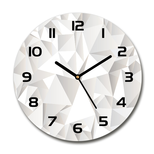 Orologio rotondo con quadrante a motivo astratto