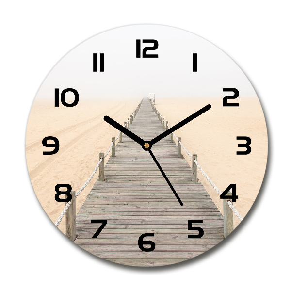 Orologio da parete rotondo con motivo 