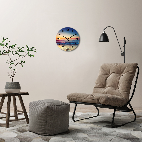 Orologio da parete rotondo con motivo 