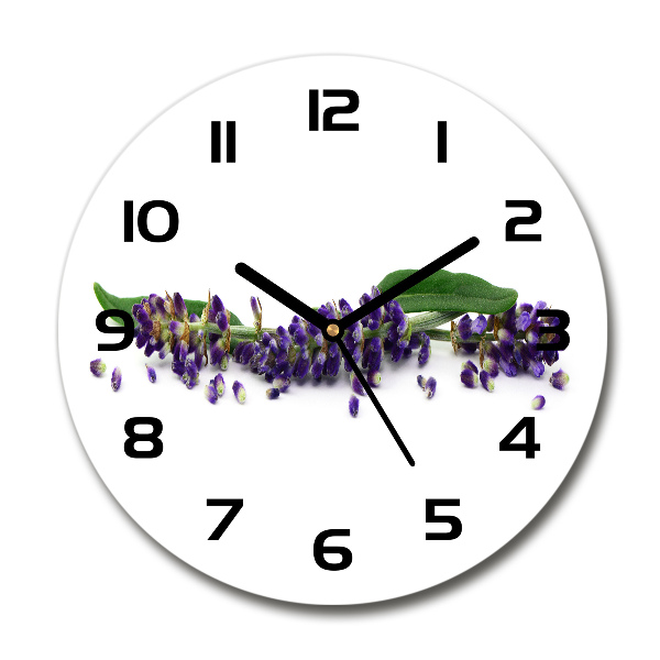 Orologio rotondo con quadrante color lavanda