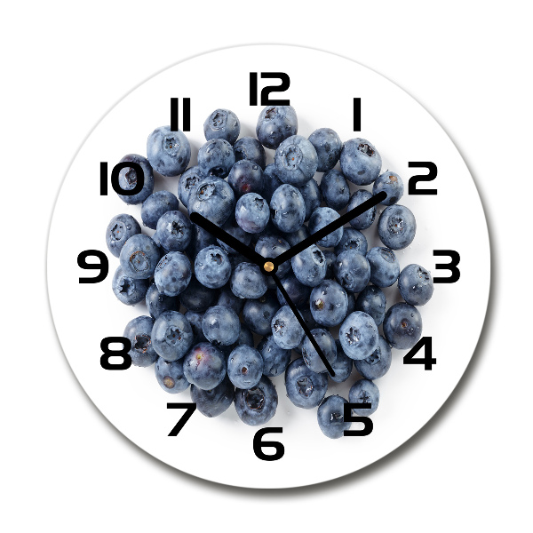 Orologio rotondo con quadrante dal motivo ai frutti di bosco
