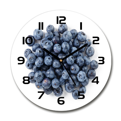 Orologio rotondo con quadrante dal motivo ai frutti di bosco