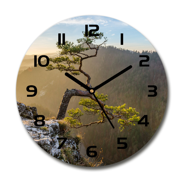 Orologio da parete rotondo con motivo Sokolica Pieniny