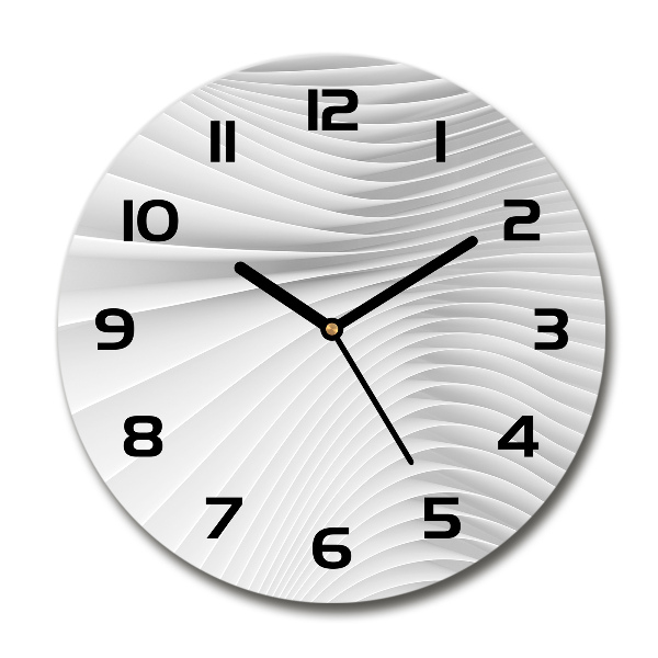 Orologio rotondo con motivo a linee astratte