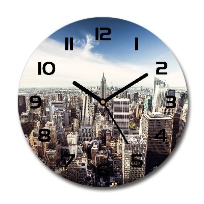 Orologio da parete rotondo in stile New York