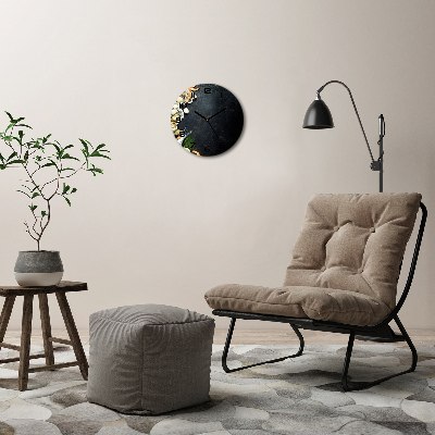 Orologio rotondo con motivo a frutti di mare