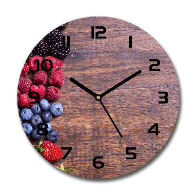 Orologio rotondo con quadrante ispirato ai frutti di bosco