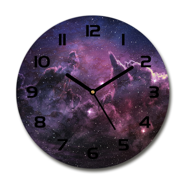 Orologio rotondo con motivo Nebulosa