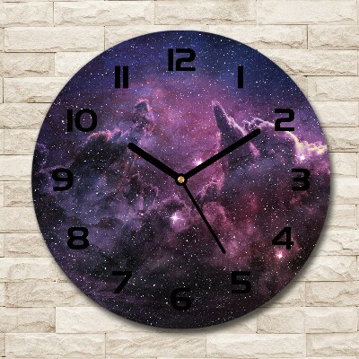 Orologio rotondo con motivo Nebulosa