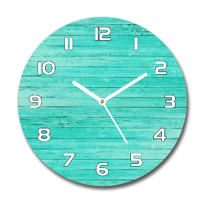 Orologio rotondo con quadrante verde