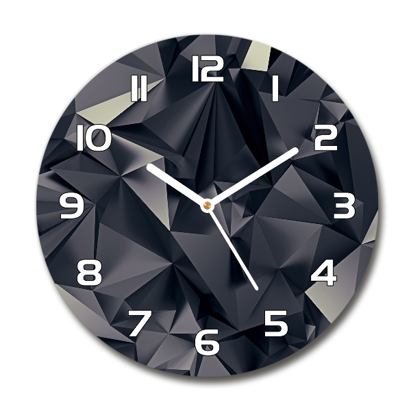 Orologio da parete rotondo con sfondo astratto