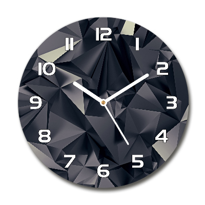 Orologio da parete rotondo con sfondo astratto