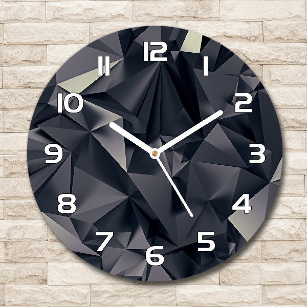 Orologio da parete rotondo con sfondo astratto