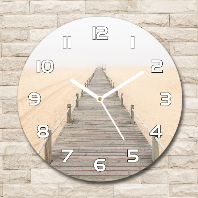 Orologio da parete rotondo con motivo 