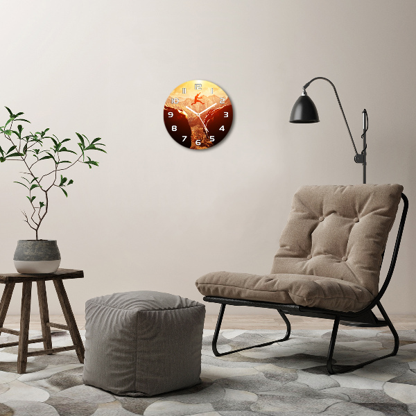 Orologio rotondo con design 