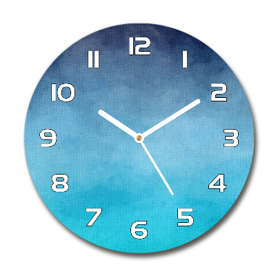 Orologio da parete rotondo con finitura fumè