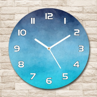 Orologio da parete rotondo con finitura fumè