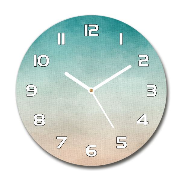 Orologio rotondo con sfondo astratto