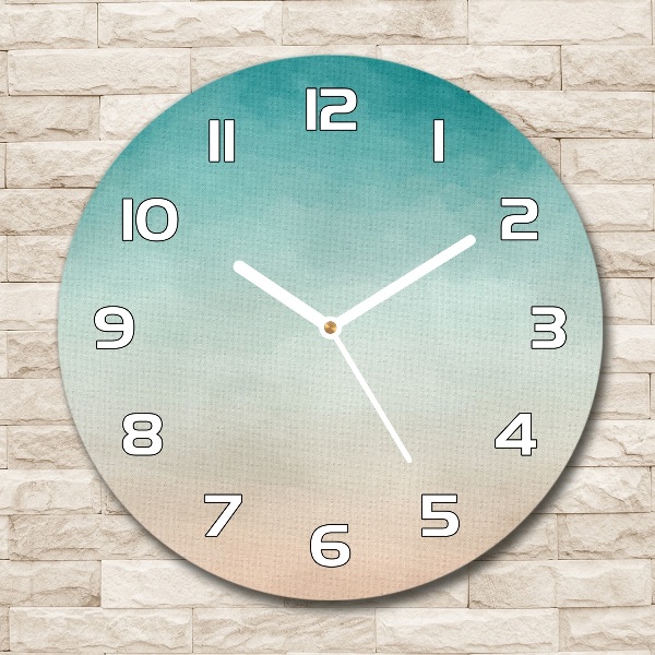 Orologio rotondo con sfondo astratto